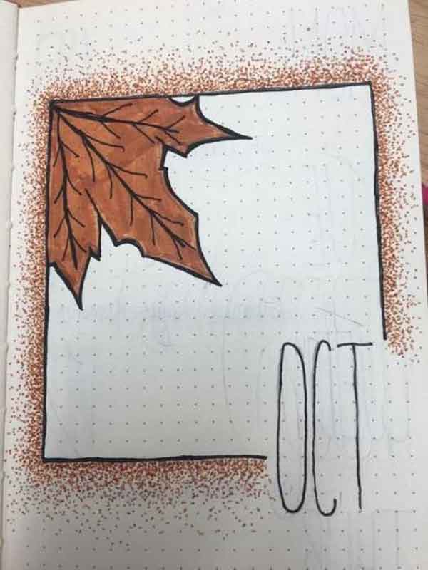 تزیین دفتر مشق پاییزی با نقاشی های مناسب فصل پاییزه (برگ ریزان ... 50 ایده)