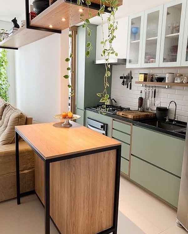دکوراسیون آشپزخانه کوچک 2024؛ با متریال های بروز و انواع کابینت ها و چیدمان زیبا