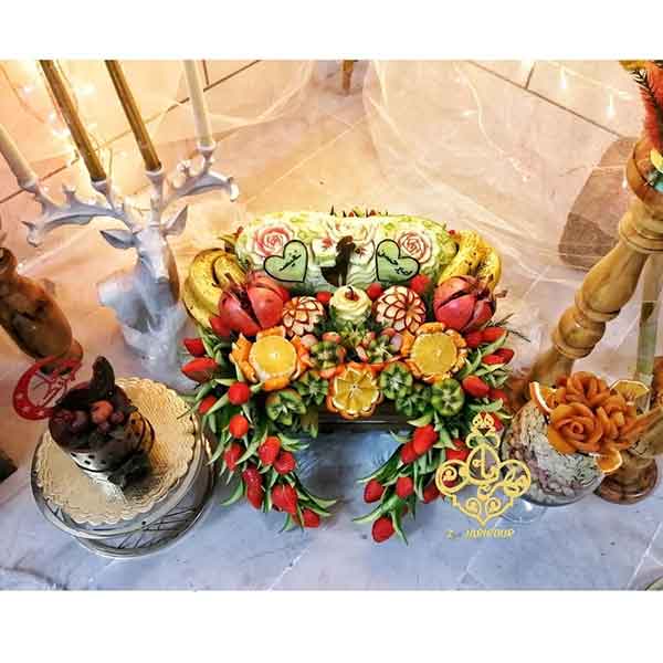 ایده میوه آرایی شب یلدا 2024؛ خیلی راحته اما حرفه ای دیده میشه (روی میز و باکس)