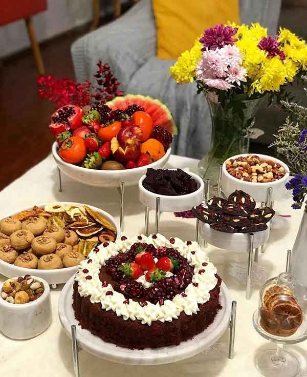 ایده میوه آرایی شب یلدا 2024؛ خیلی راحته اما حرفه ای دیده میشه (روی میز و باکس)