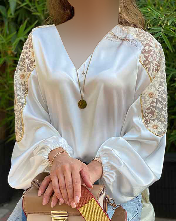 مدل بلوز زنانه مجلسی شیک ایرانی 2024؛ وقار،زیبایی خود را به دیگران دیکته کنید!