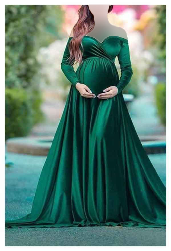مدل لباس حاملگی شیک 2024؛با طراحی های ملوس و دلبر (مجلسی اسپرت) برای عکاسی