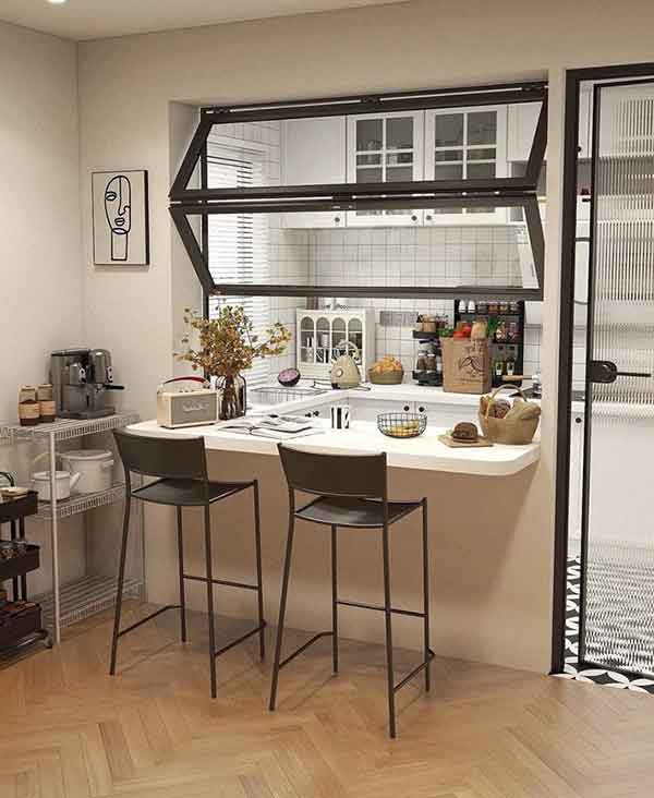 مدل اپن آشپزخانه جدید و شیک 2024؛ وای این کانترهای آشپزخانه عالین باید ببینید!