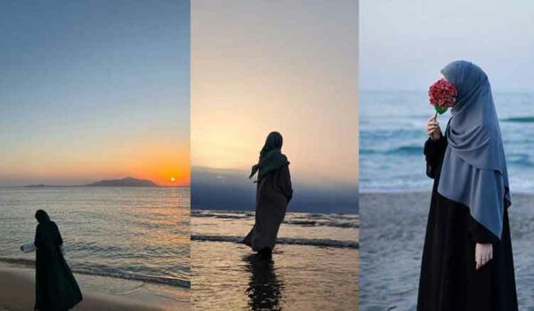 “عکس پروفایل دختر با حجاب کنار دریا” 2024؛ کاملاً فیک و طبیعی بدون چهره و زیبا