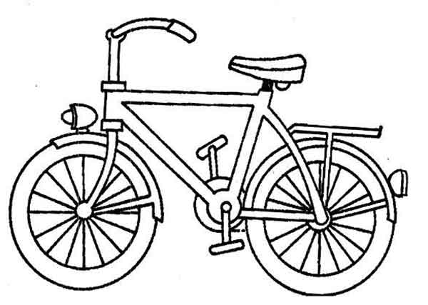 نقاشی دوچرخه