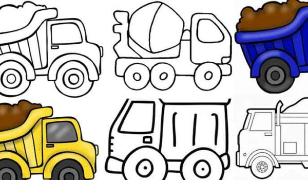 “نقاشی کامیون” 2024 مخصوص آقا پسرای زرنگ که دنبال طرح های جدید کامیونند!
