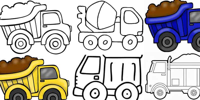 “نقاشی کامیون” 2024 مخصوص آقا پسرای زرنگ که دنبال طرح های جدید کامیونند!
