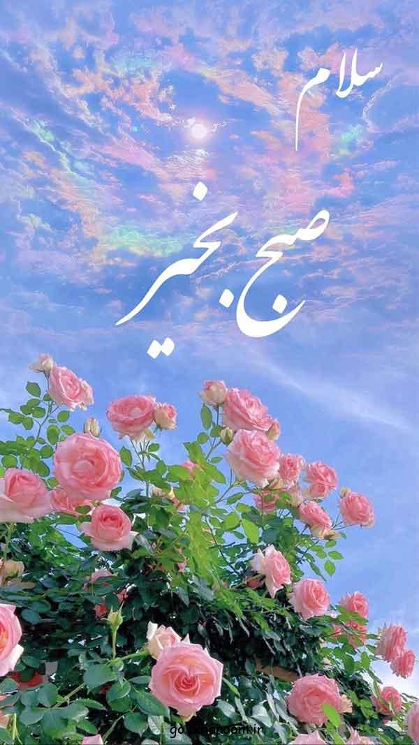 عکس نوشته صبح بخیر