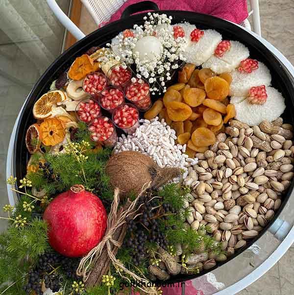 سینی شب یلدا برای عروس