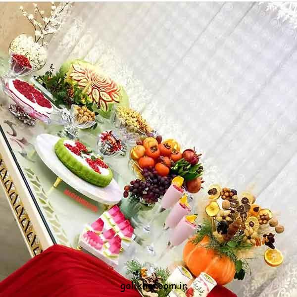 سفره شب یلدا باکلاس