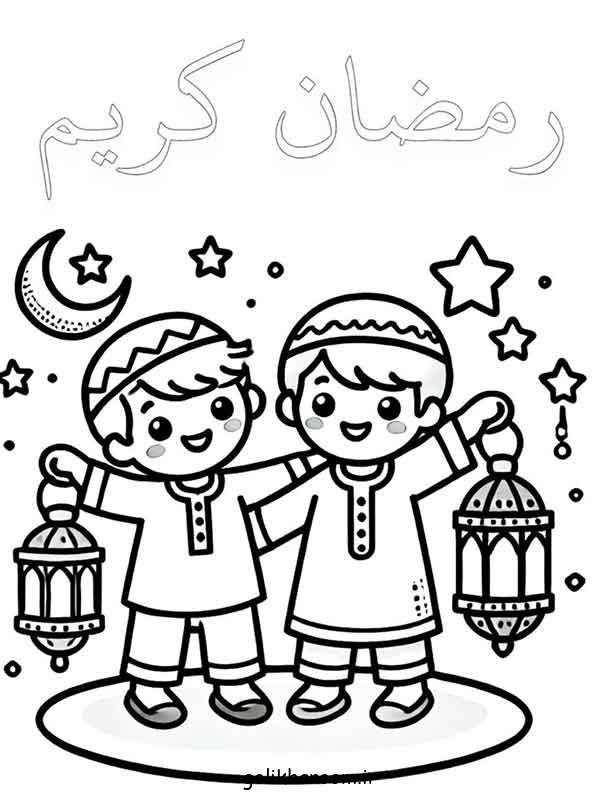 نقاشی در مورد ماه رمضان 2025