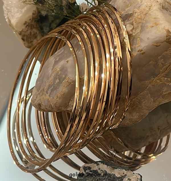 النگو آینه ای طلا