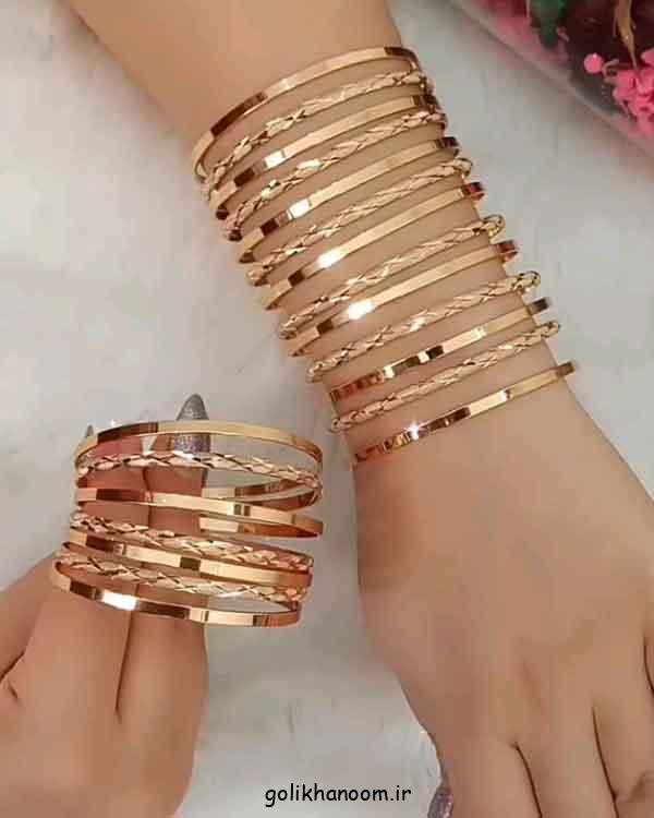 النگو آینه ای طلا