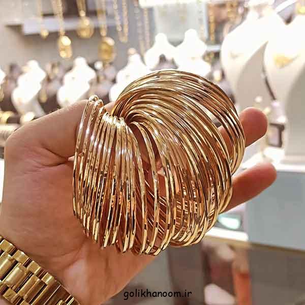 النگو آینه ای طلا