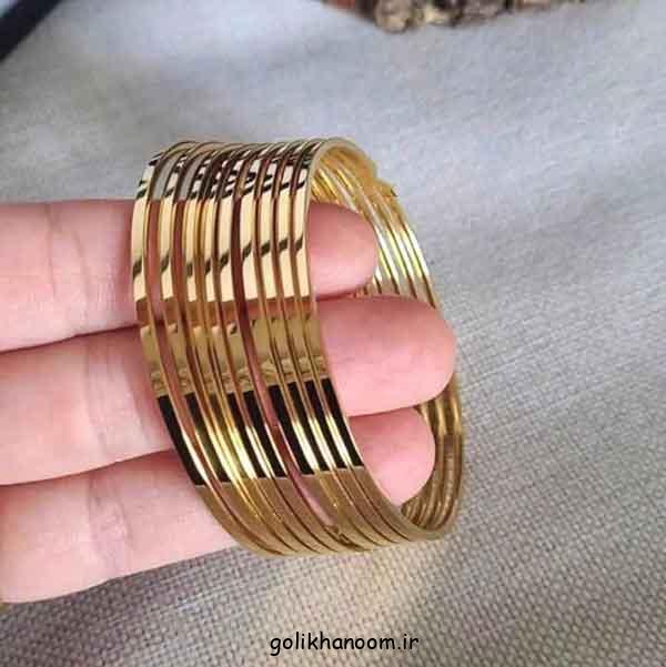 النگو آینه ای طلا