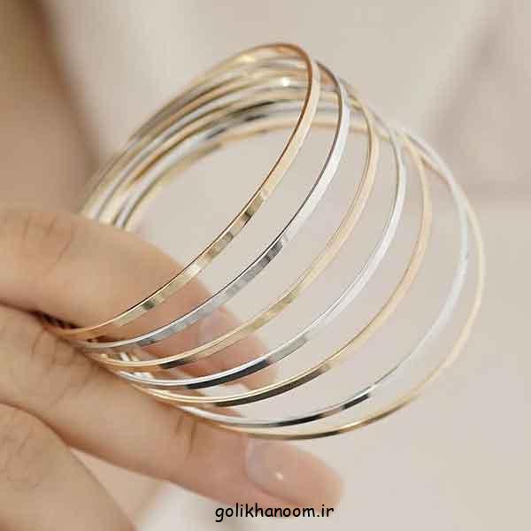 النگو آینه ای طلا
