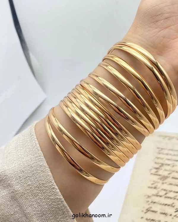 النگو آینه ای طلا