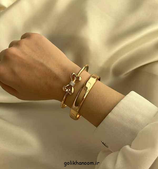 النگو آینه ای طلا