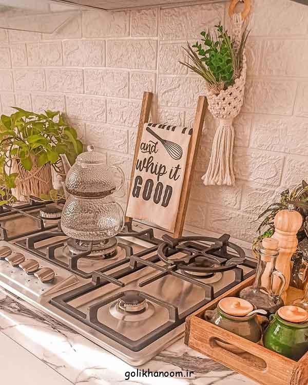 ایده چیدمان کنار گاز