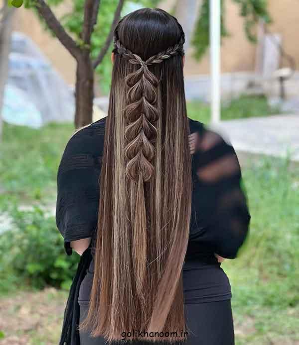مدل بافت مو مجلسی باز