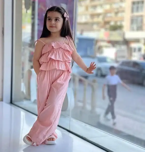 مدل بلوز شلوار نخی دخترانه جدید