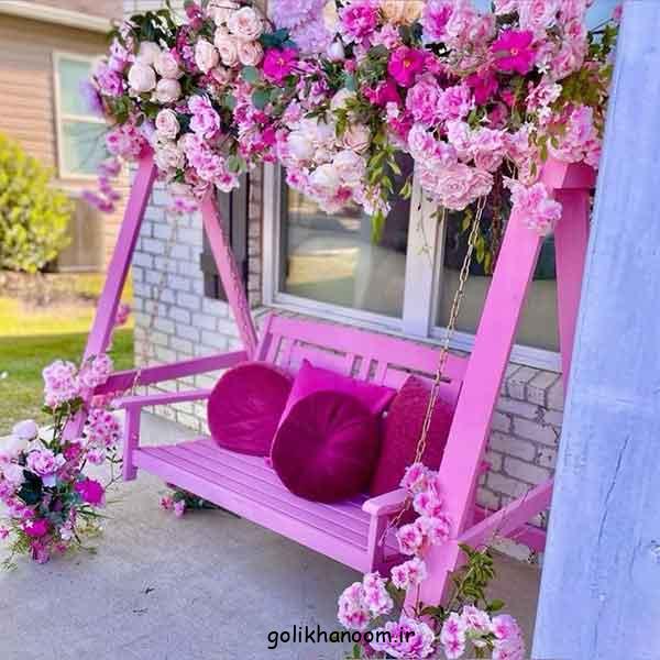 مدل استند گل حیاطی 