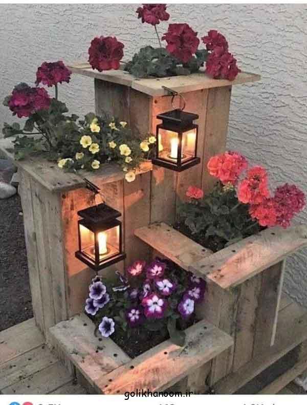 مدل استند گل حیاطی 