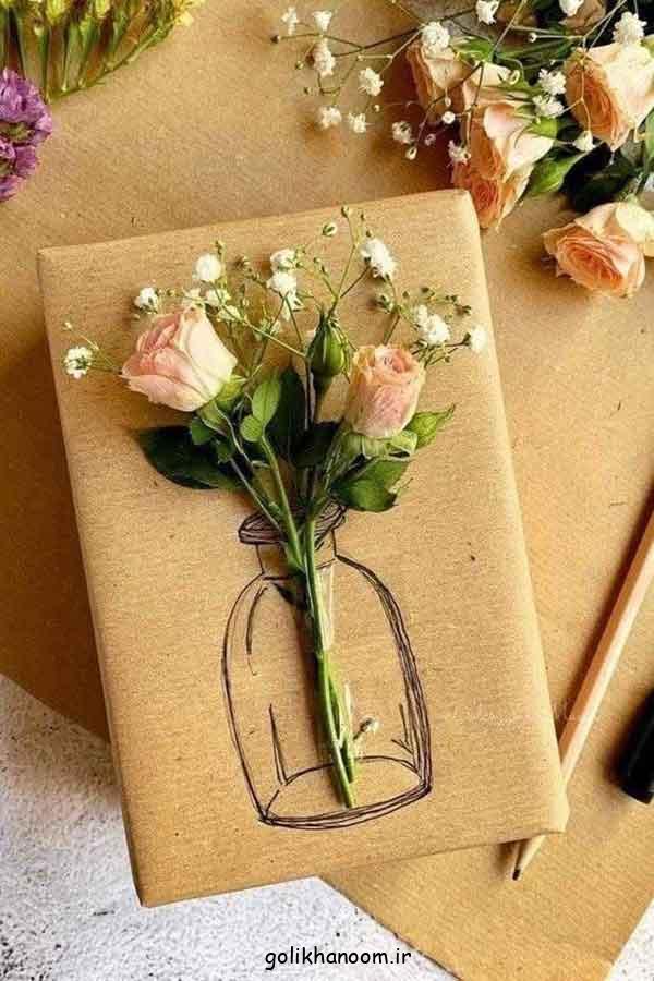 مدل کادو پیچیدن با کاغذ کادو