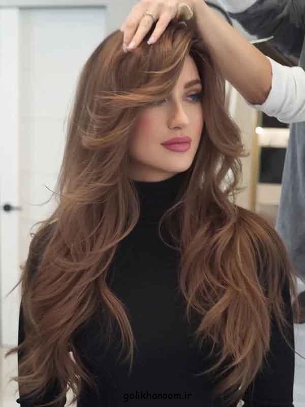 مدل مو پرده ای