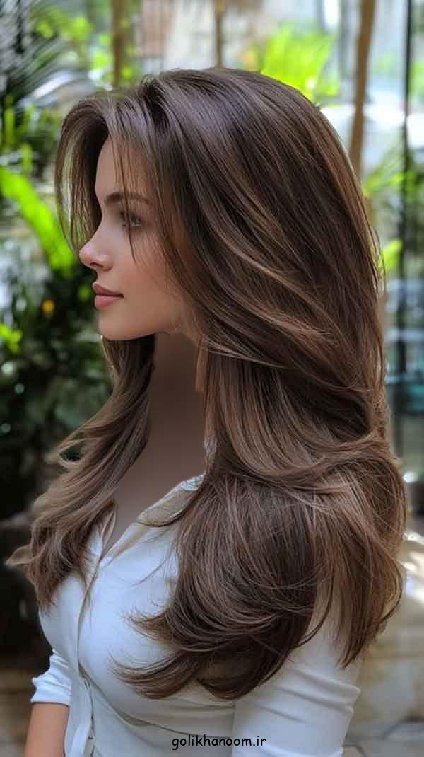 مدل مو پرده ای