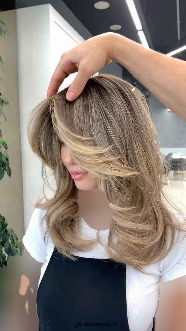 مدل مو پرده ای