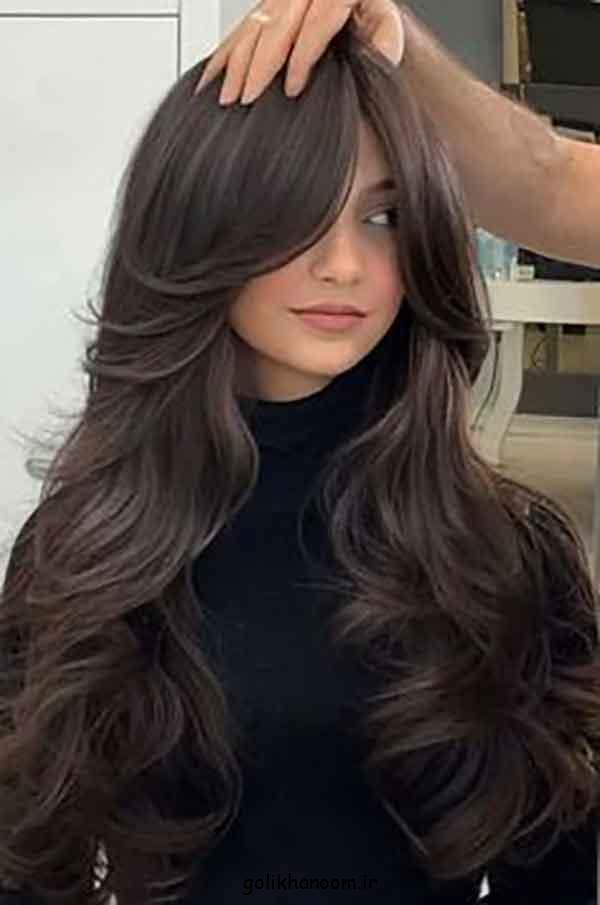 مدل مو پرده ای