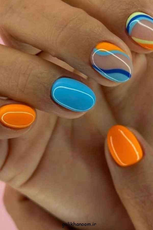 طرح ناخن جدید تابستانه