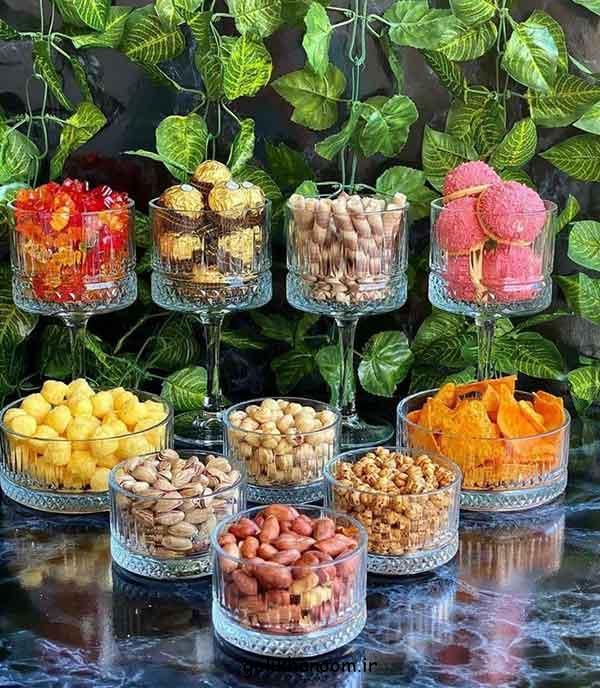 تزیین میز تنقلات و میوه مهمانی