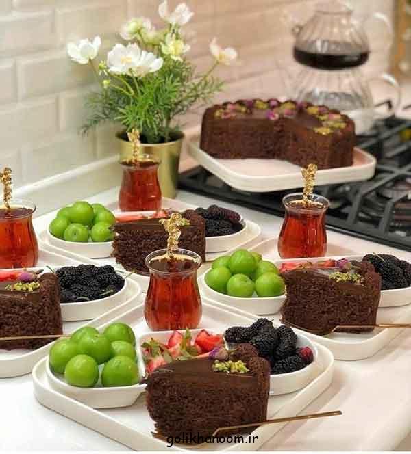 تزیین میز تنقلات و میوه مهمانی