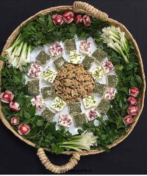 تزیین سبزی خوردن