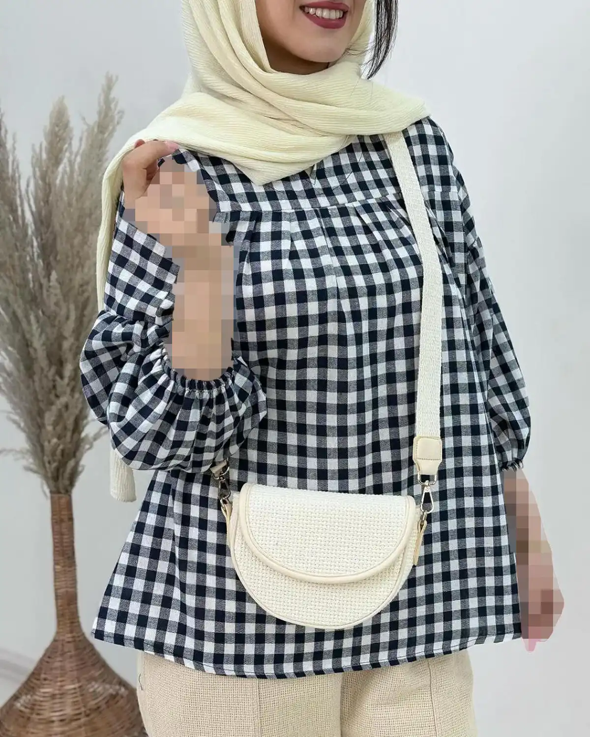 تونیک زنانه چهارخانه