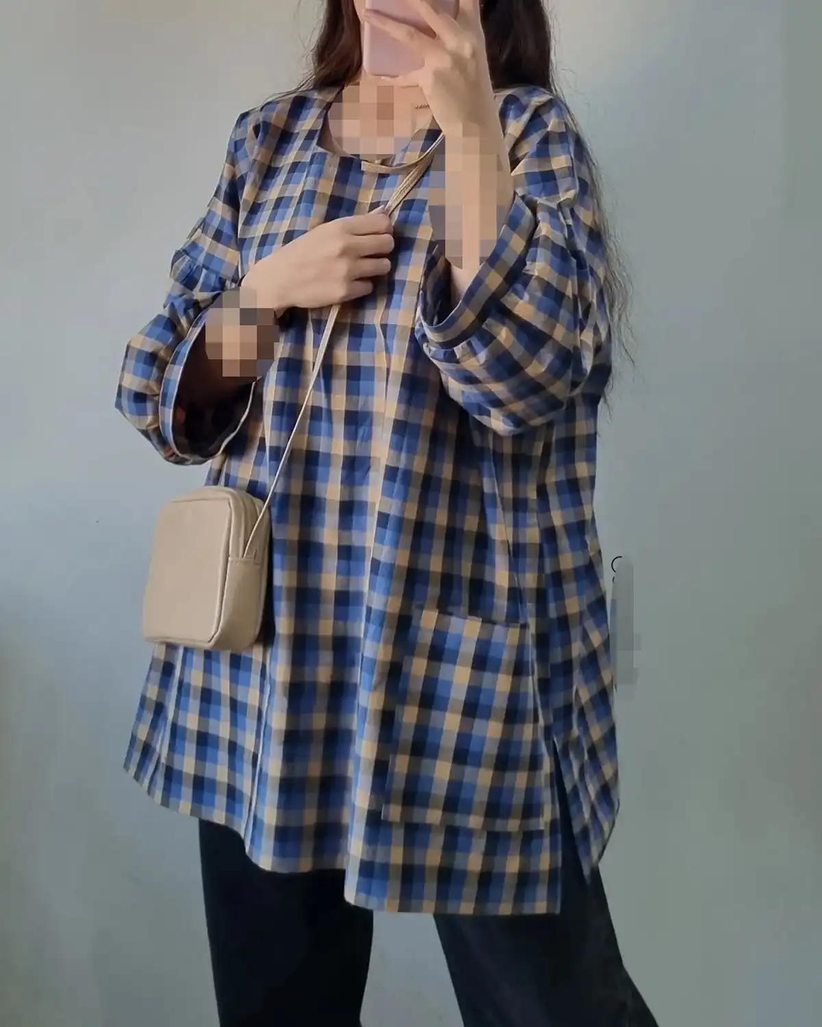تونیک زنانه چهارخانه