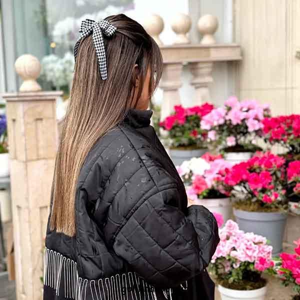 زیباترین مدل موی باز مجلسی صاف
