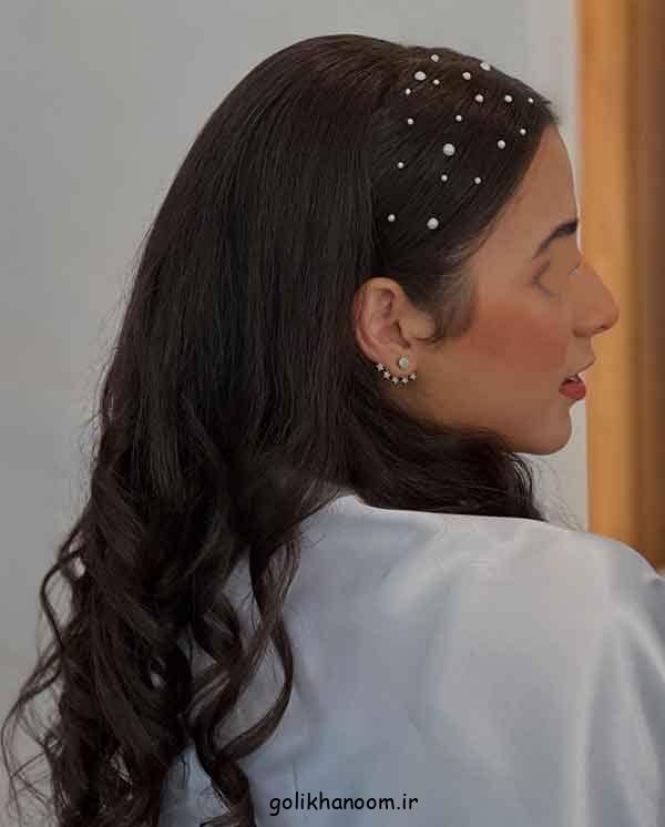 زیباترین مدل موی باز مجلسی صاف
