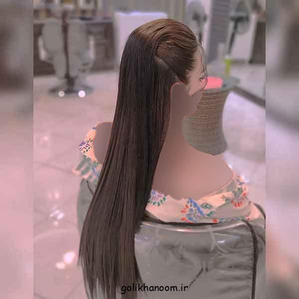 زیباترین مدل موی باز مجلسی صاف
