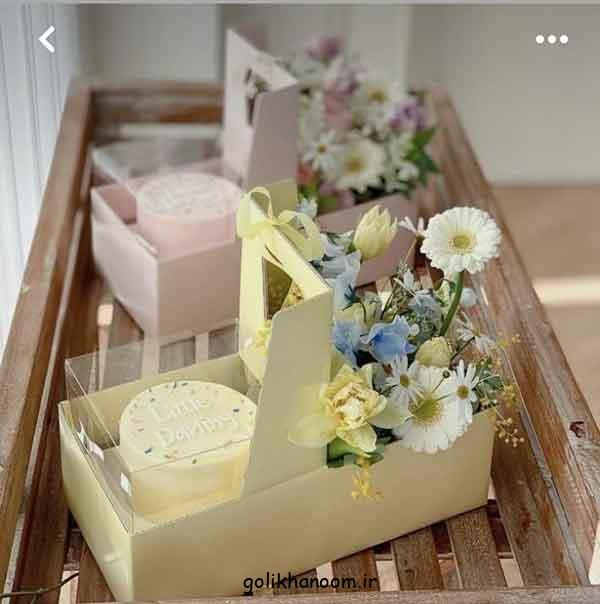 دسته گلی برای عکاسی در جشن تولد؛ شیک و جدید لاکچری [بزرگ کوچیک] رنگ‌های شاد