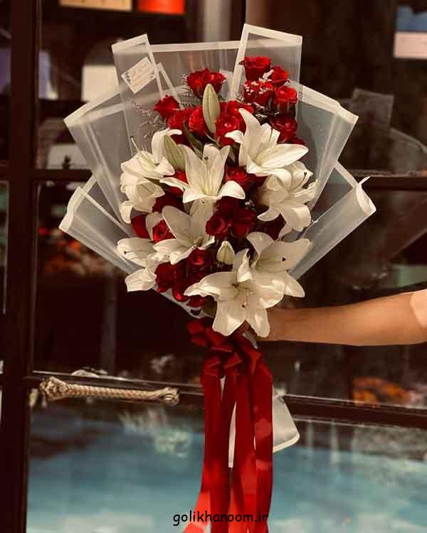 دسته گلی برای عکاسی در جشن تولد؛ شیک و جدید لاکچری [بزرگ کوچیک] رنگ‌های شاد