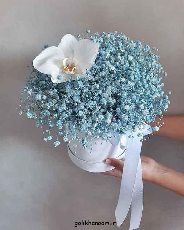 دسته گلی برای عکاسی در جشن تولد؛ شیک و جدید لاکچری [بزرگ کوچیک] رنگ‌های شاد