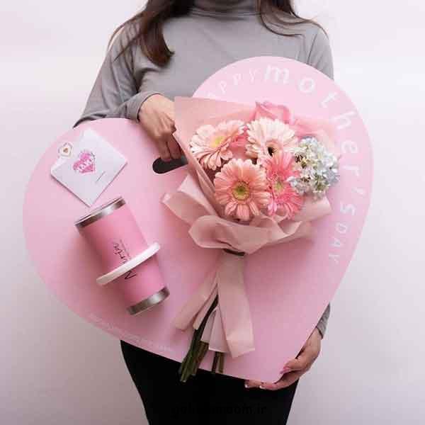دسته گلی برای عکاسی در جشن تولد؛ شیک و جدید لاکچری [بزرگ کوچیک] رنگ‌های شاد