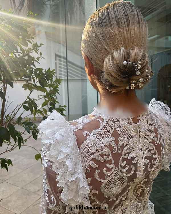 مدل‌های جدید مو برای عروس: 30 عکس شینیون عروس باز و بسته + طرح اروپایی زیبا
