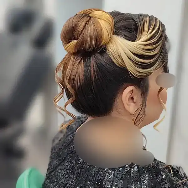 مدل شینیون بسته جدید