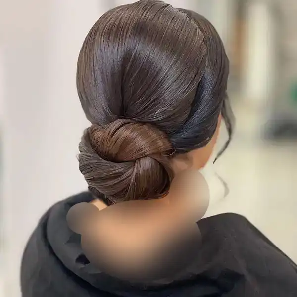 مدل شینیون بسته جدید