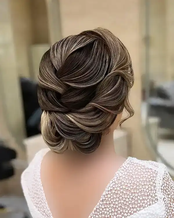مدل شینیون بسته جدید