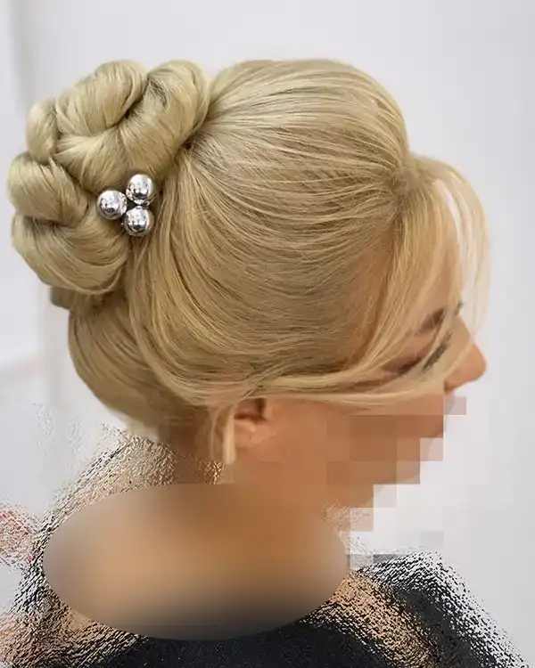 مدل شینیون بسته جدید